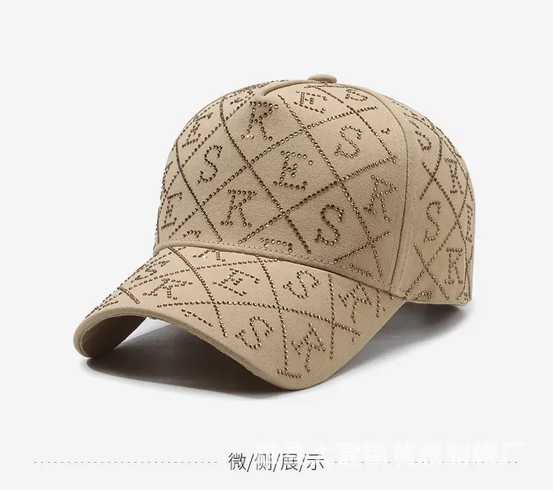 Korean Style Diamond Letter Baseball Caps for Women — feature 8
