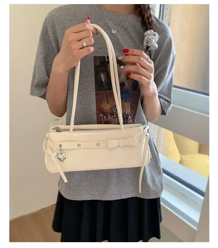 Red Bow Shoulder Bag for Women 2025 Summer — feature 19