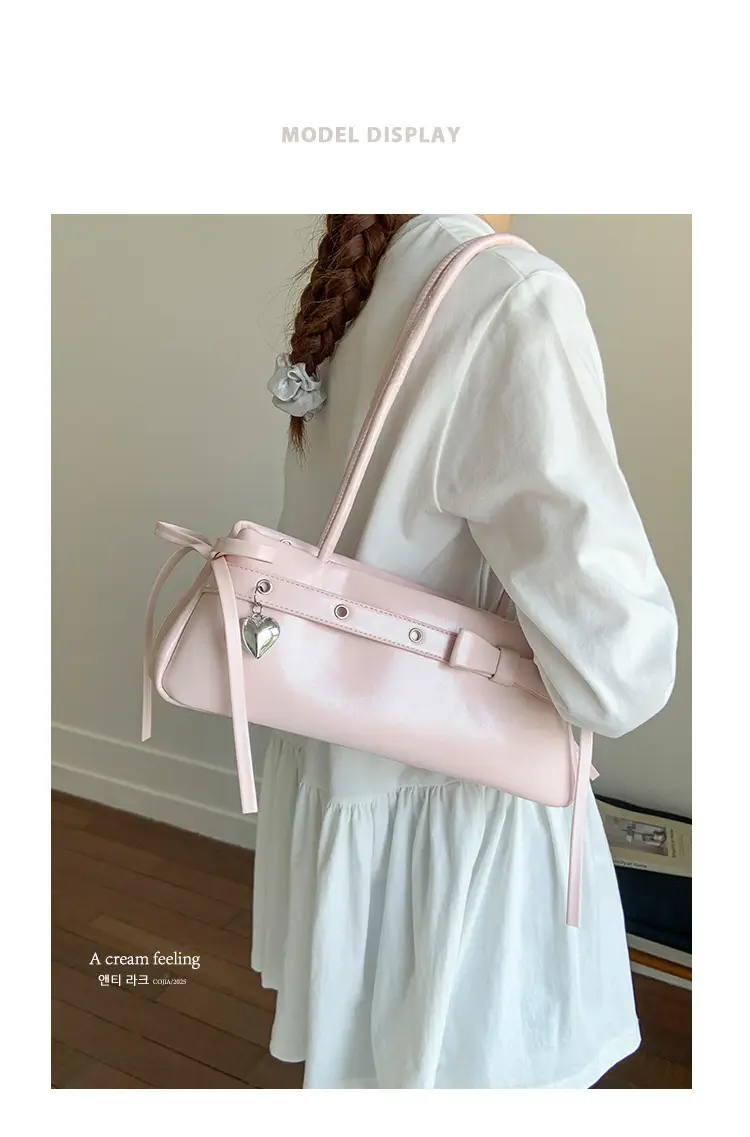 Red Bow Shoulder Bag for Women 2025 Summer — feature 2