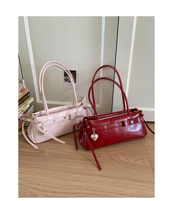Red Bow Shoulder Bag for Women 2025 Summer — feature 26