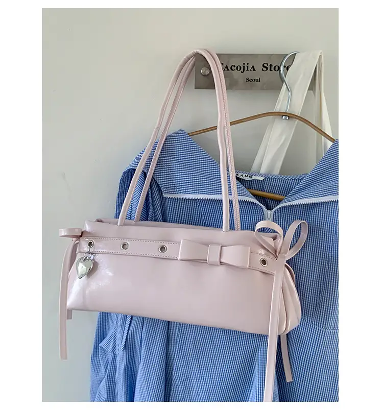 Red Bow Shoulder Bag for Women 2025 Summer — feature 31