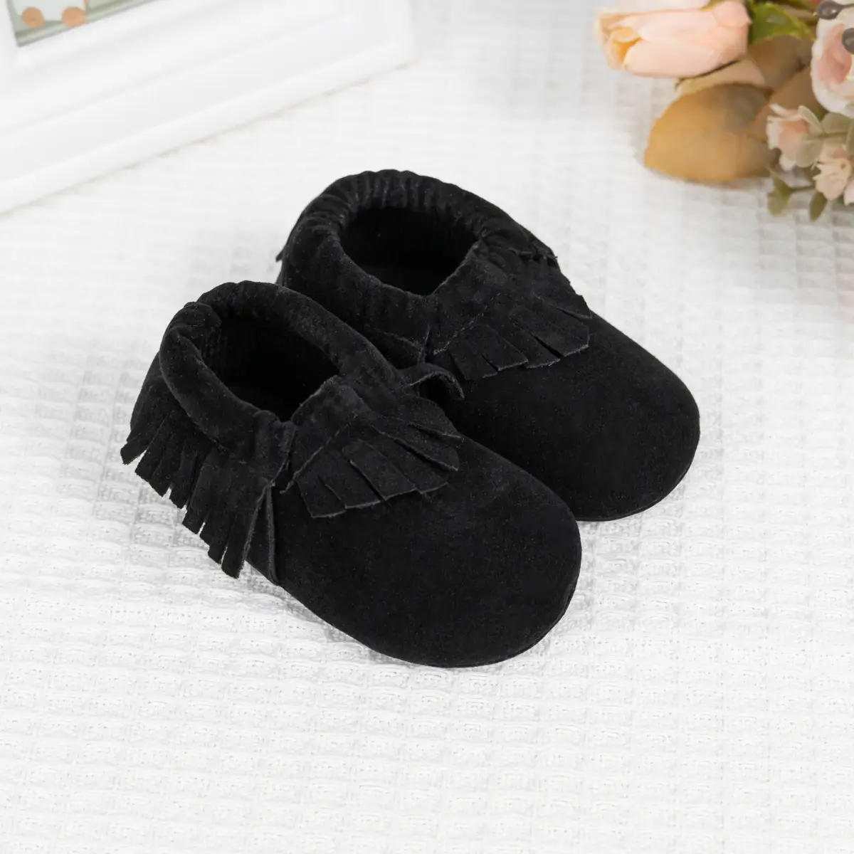 Classic Frosted Tassel Baby Boots 0-1Yr Soft Bottom — feature 11