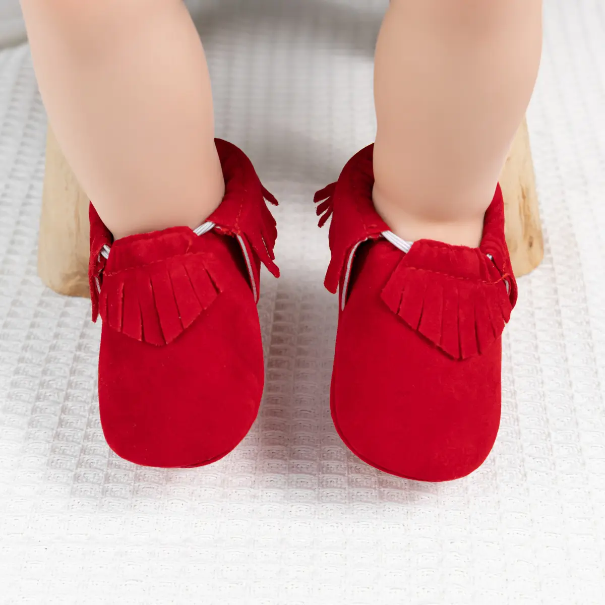 Classic Frosted Tassel Baby Boots 0-1Yr Soft Bottom — feature 13