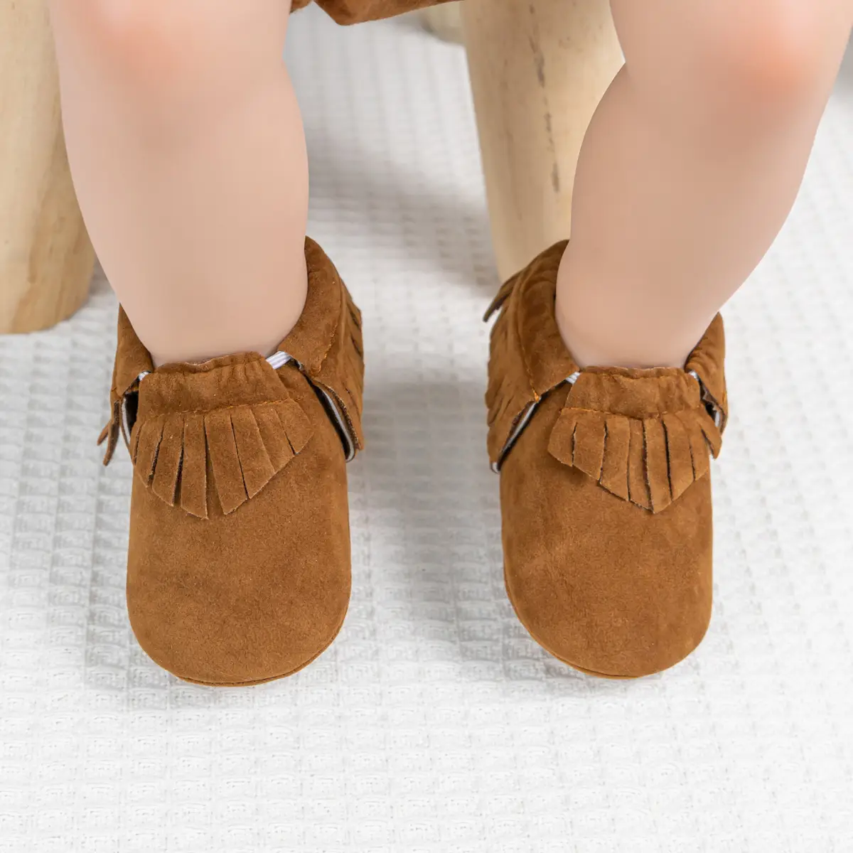 Classic Frosted Tassel Baby Boots 0-1Yr Soft Bottom — feature 21