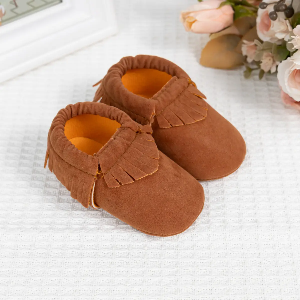 Classic Frosted Tassel Baby Boots 0-1Yr Soft Bottom — feature 7