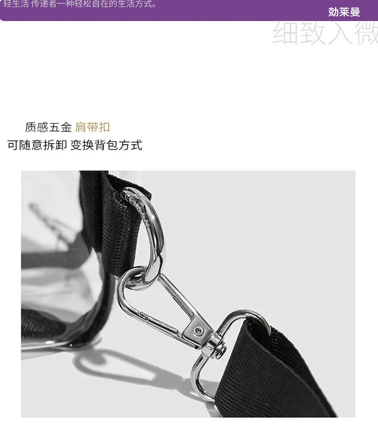 Transparent Women's Shoulder Bag 2025 New Niche Western Style — feature 11