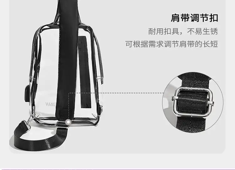 Transparent Women's Shoulder Bag 2025 New Niche Western Style — feature 5