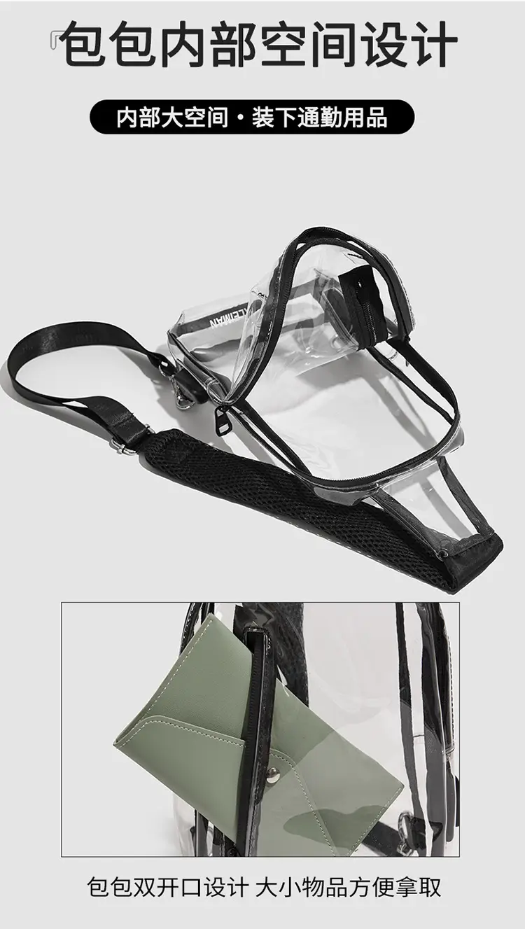 Transparent Women's Shoulder Bag 2025 New Niche Western Style — feature 8