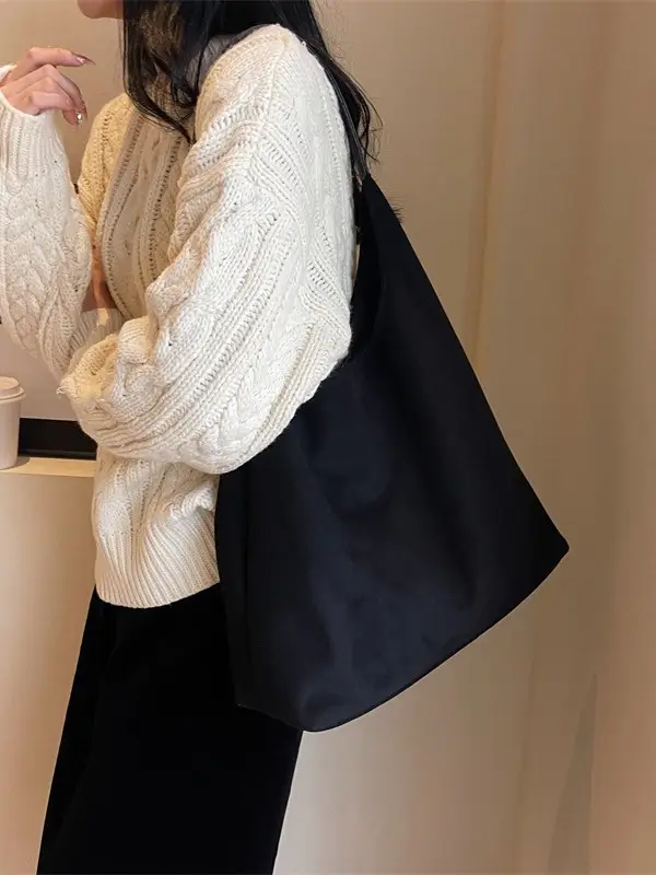 Women Cross-Border Retro Soft Suede Shoulder Bag Brown 2026 - Image 9