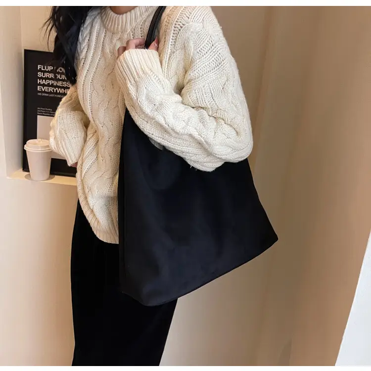 Women Cross-Border Retro Soft Suede Shoulder Bag Brown 2026 — feature 29