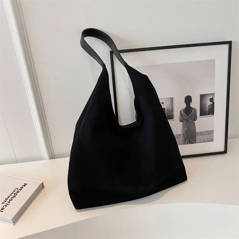 Women Cross-Border Retro Soft Suede Shoulder Bag Brown 2026 - Image 4