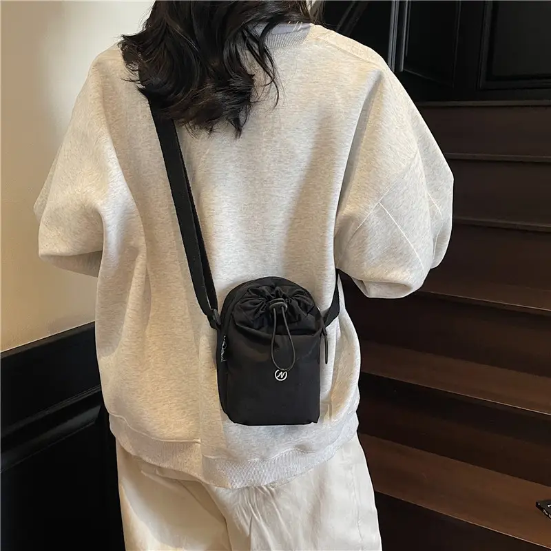 Black Waterproof Crossbody Phone Bag for Women - Image 9