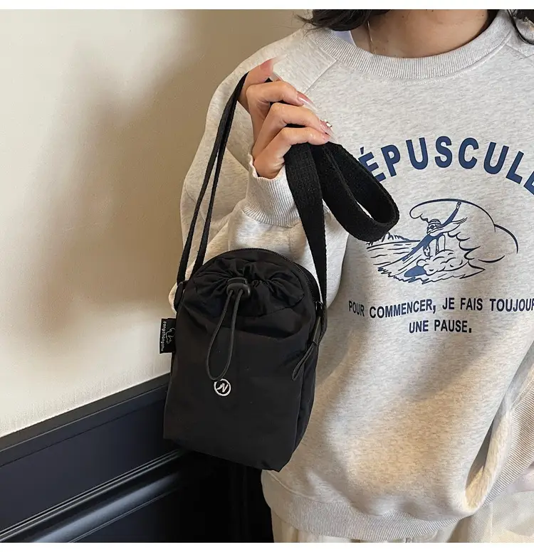 Black Waterproof Crossbody Phone Bag for Women — feature 18