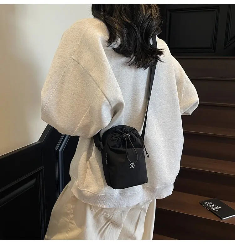 Black Waterproof Crossbody Phone Bag for Women — feature 26