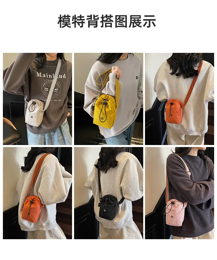 Black Waterproof Crossbody Phone Bag for Women — feature 3