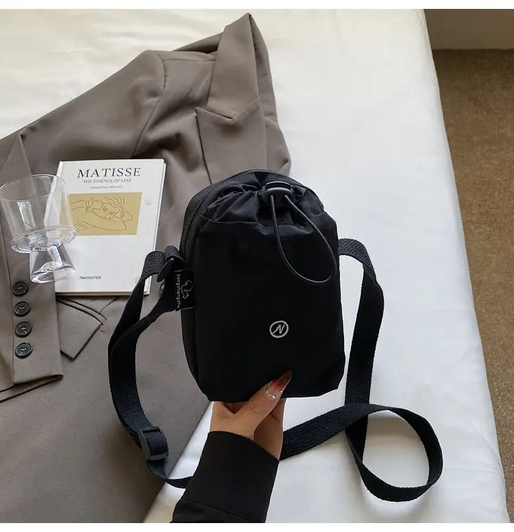 Black Waterproof Crossbody Phone Bag for Women — feature 33