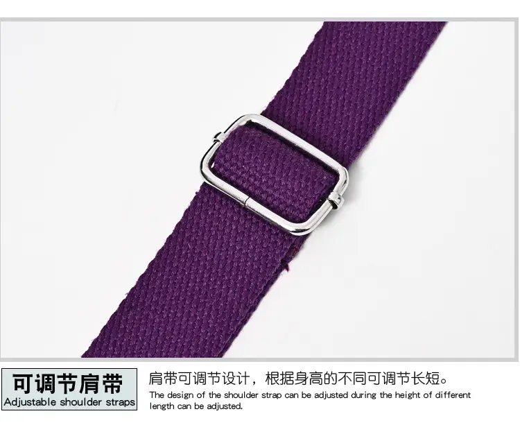 Purple Waterproof Unisex Shoulder Bag with Multiple Pockets — feature 24