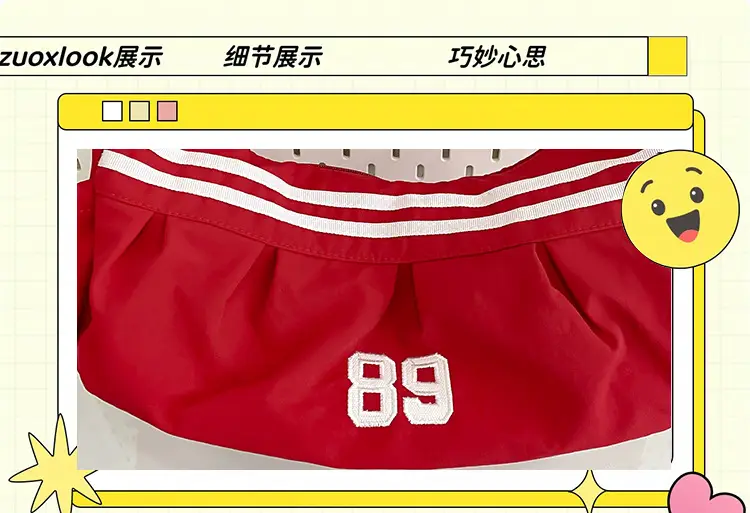 Red 889 Sports Bag for Women Large Capacity — feature 22