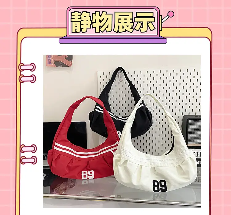 Red 889 Sports Bag for Women Large Capacity — feature 30