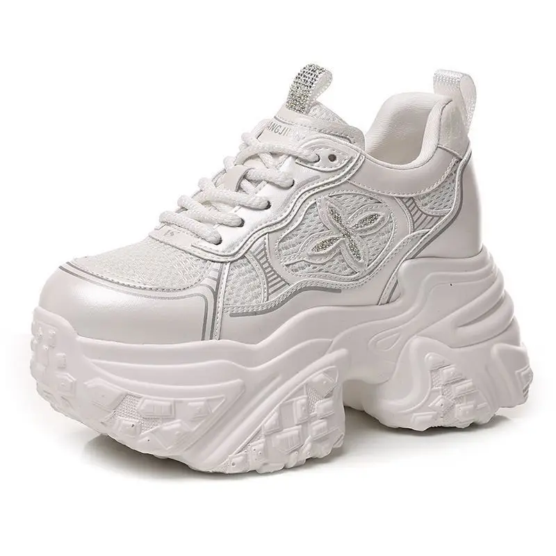 Women Silver Chunky Sneakers 2025 Comfortable Casual — feature 10