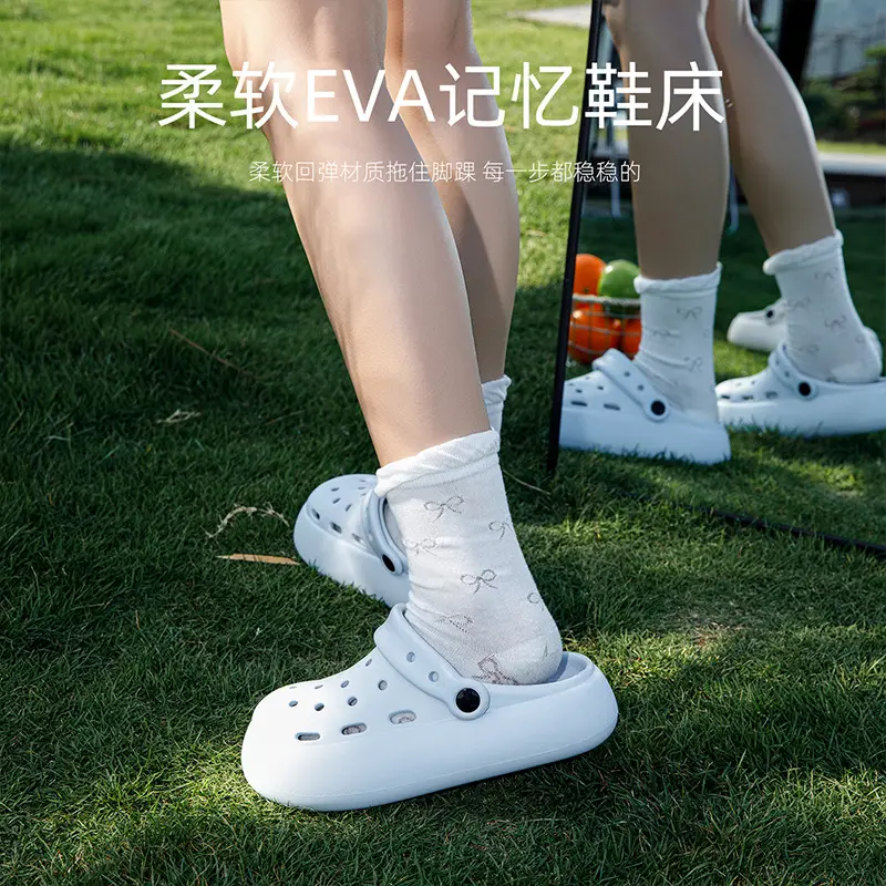 Women White Croc Croc Slippers Summer - Image 6