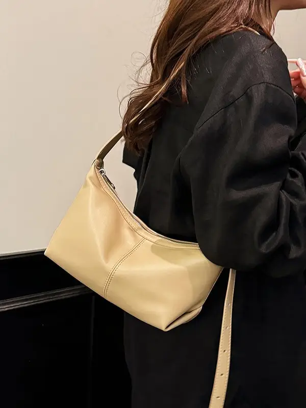 Trendy Beige Shoulder Crossbody Bag for Women 2025 - Image 5