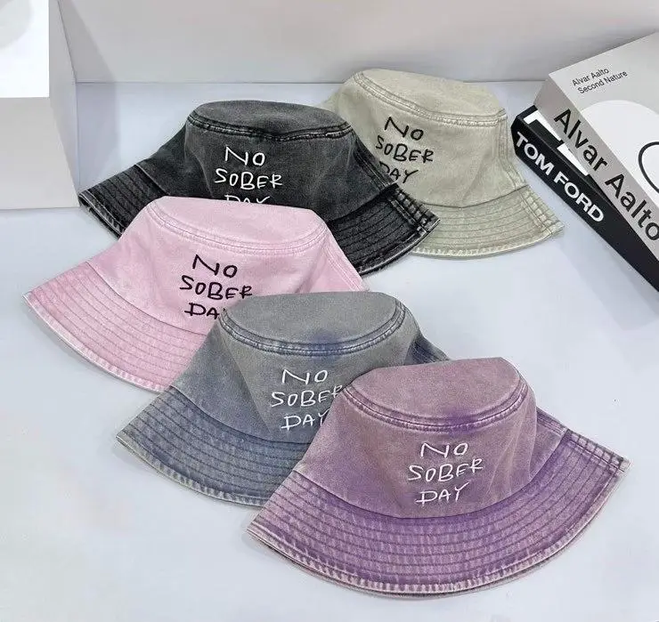 Women's Navy Blue Peaked Cap with Button — feature 1