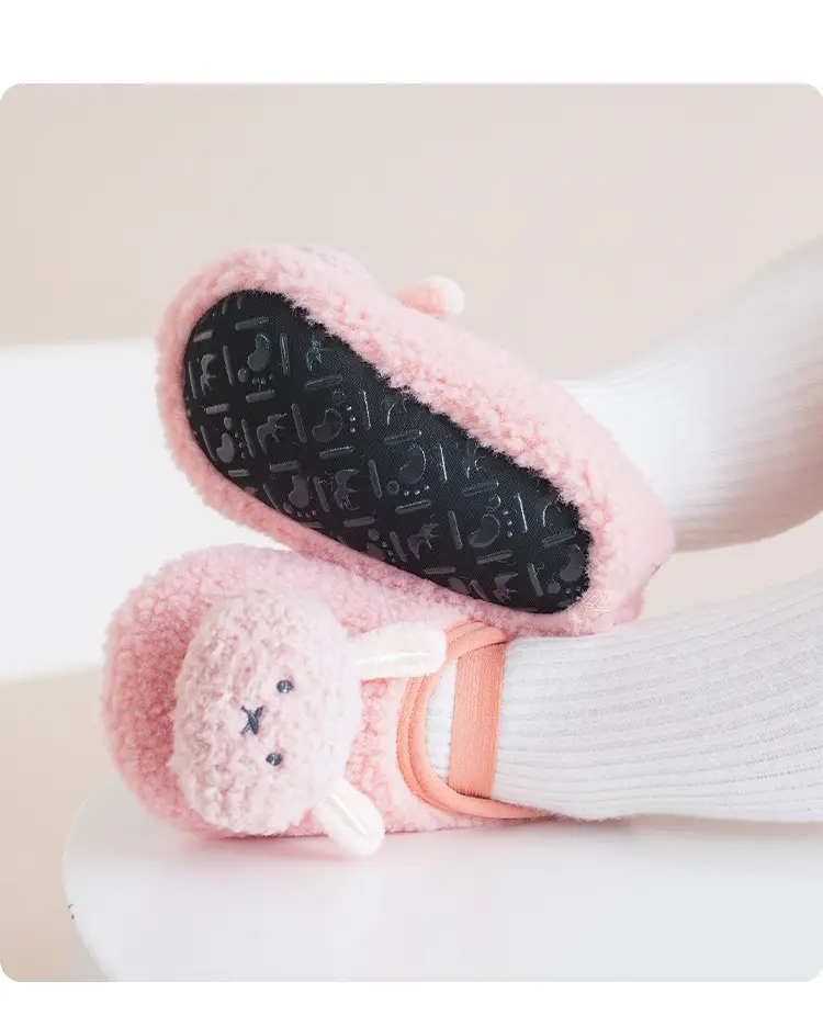 Cartoon Non-Slip Fleece Baby Toddler Shoes β feature 13