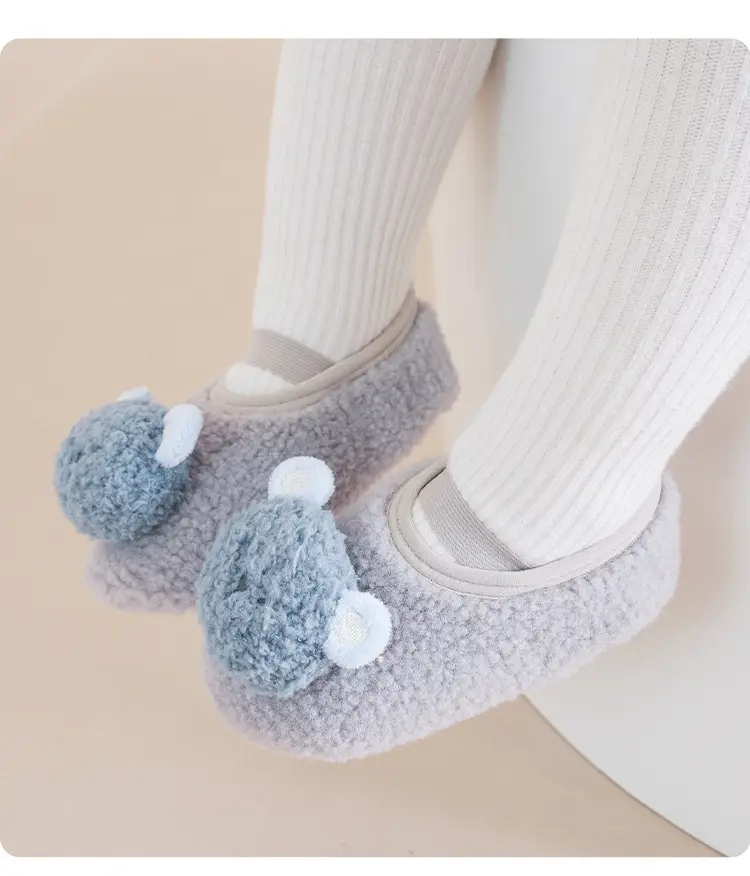 Cartoon Non-Slip Fleece Baby Toddler Shoes β feature 15