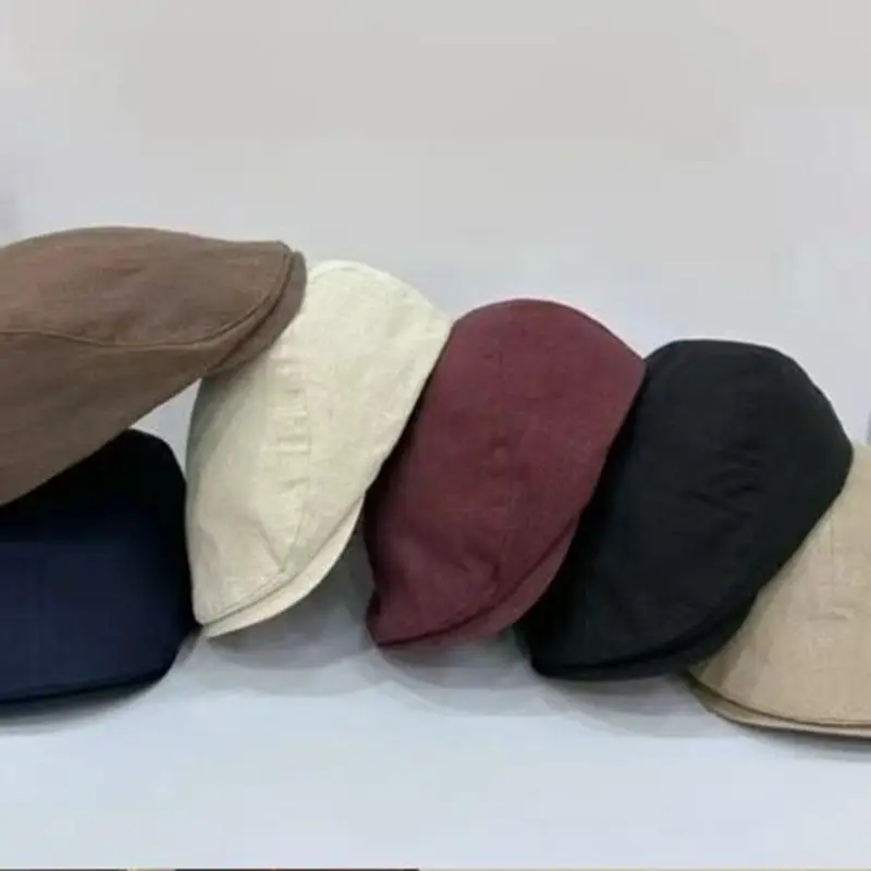 Women Japanese Retro Duckbill Cap Brown 2025 — feature 1