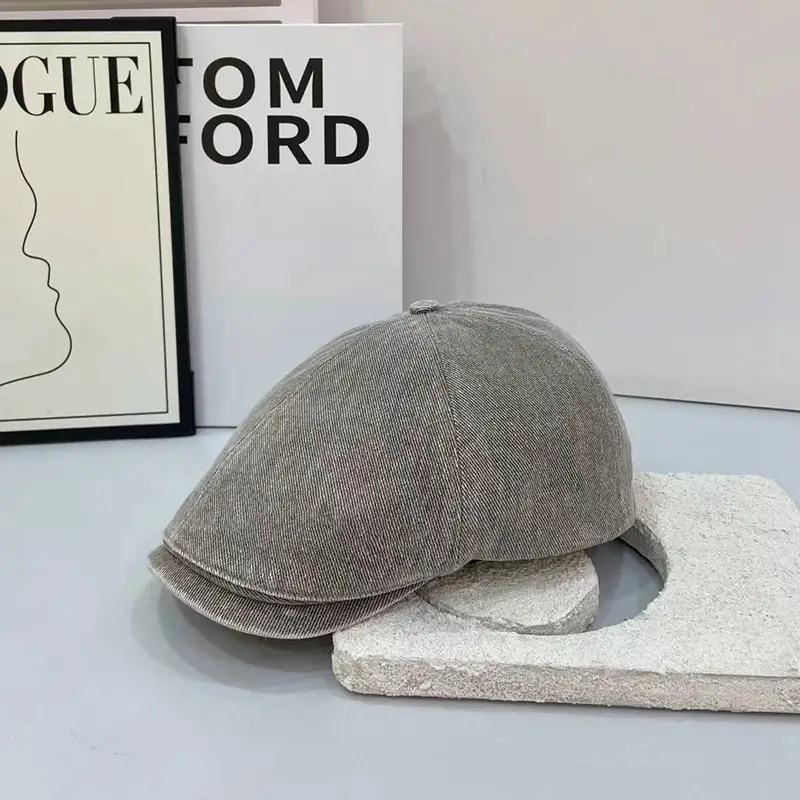 Women Japanese Retro Duckbill Cap Brown 2025 — feature 12