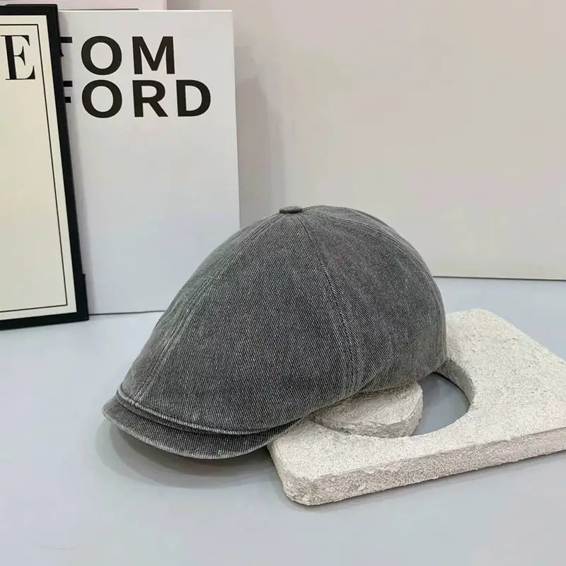 Women Japanese Retro Duckbill Cap Brown 2025 — feature 14