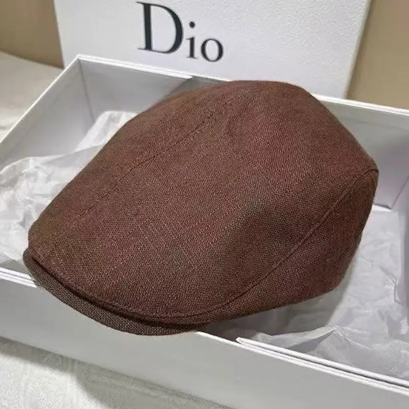 Women Japanese Retro Duckbill Cap Brown 2025 — feature 4