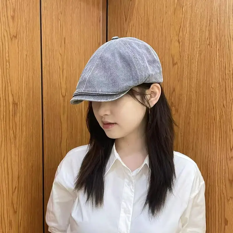 Women Japanese Retro Duckbill Cap Brown 2025 — feature 8