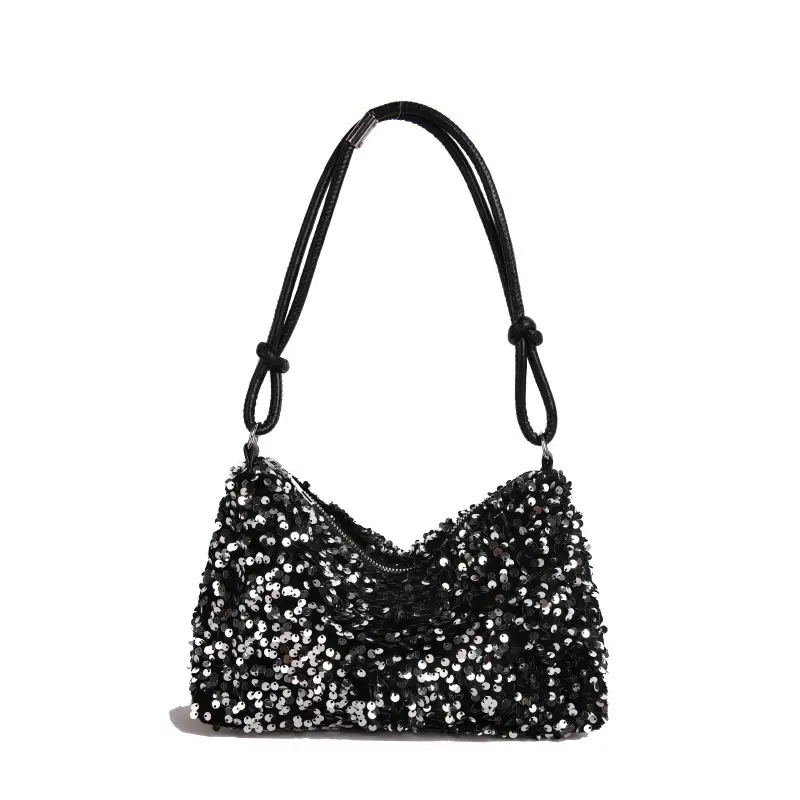 Black Sequin Crossbody Bag for Women 2025 - Image 7