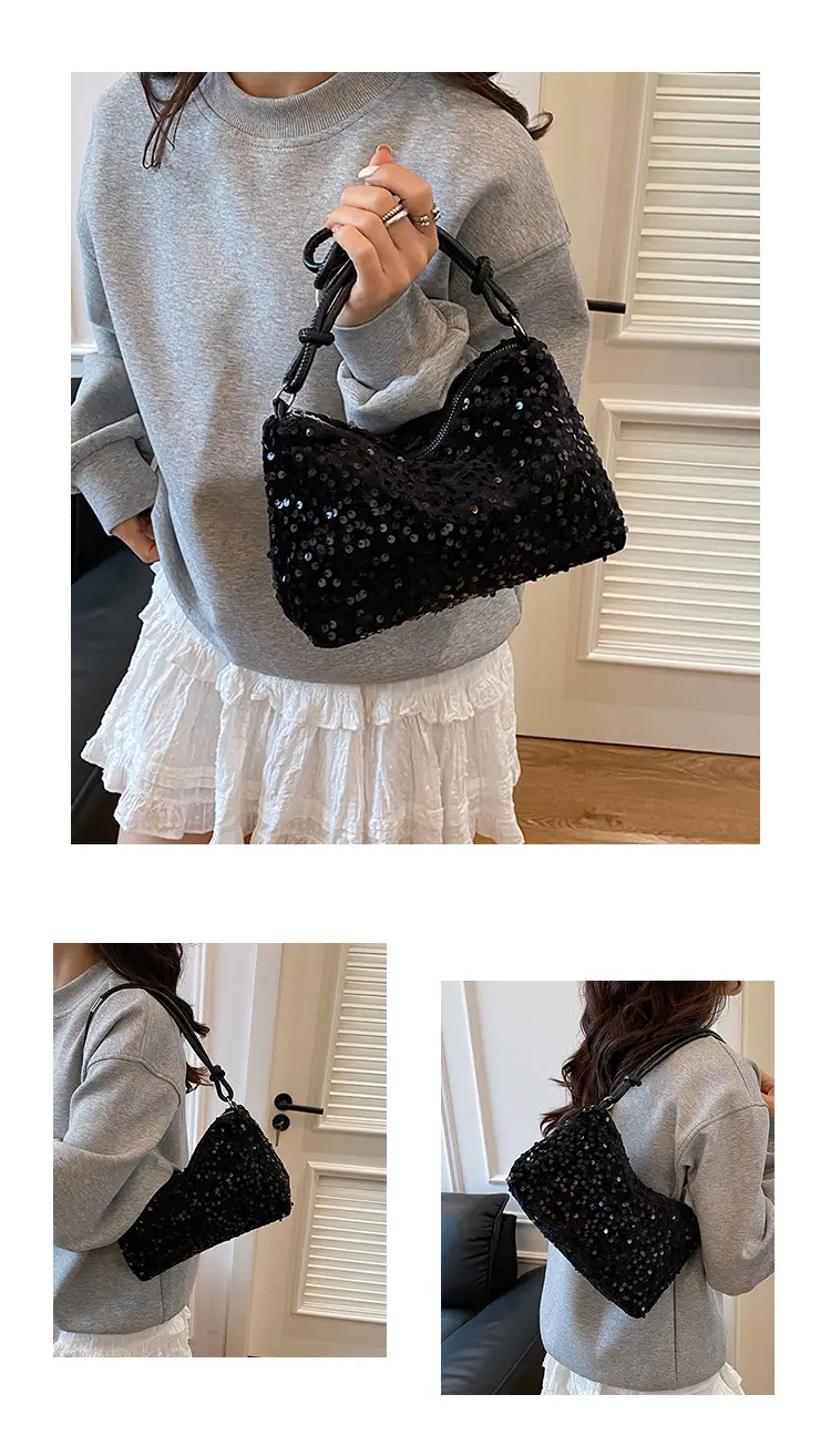 Black Sequin Crossbody Bag for Women 2025 — feature 10