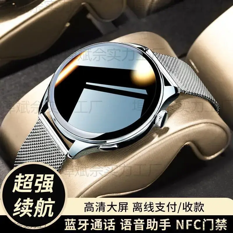 Black Smart Watch with Bluetooth Call & Heart Rate Monitor - Image 4