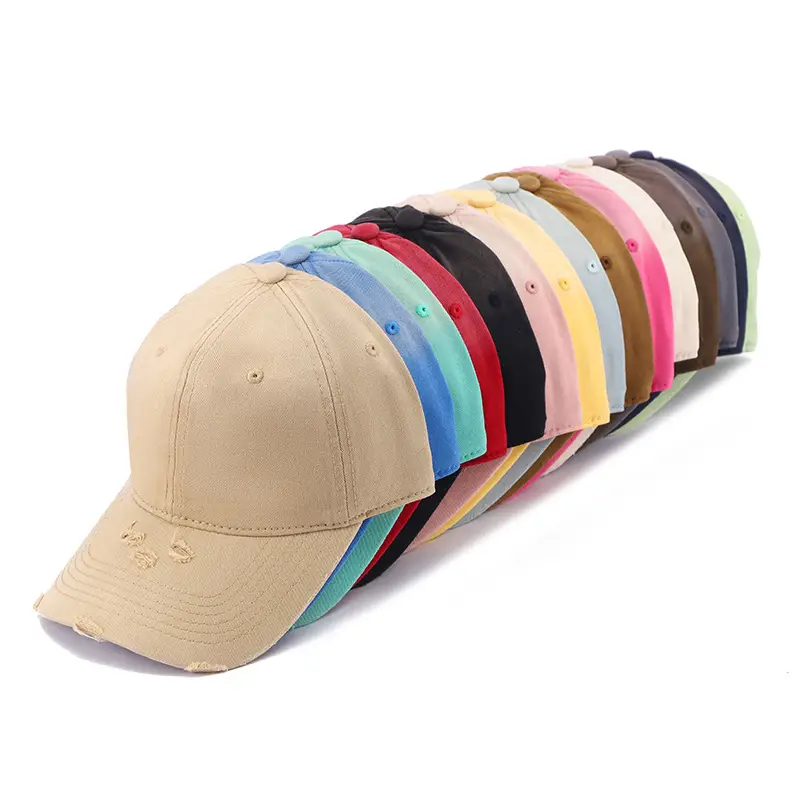 Women Distressed Duckbill Cap Mint Green Wide Brim — feature 1