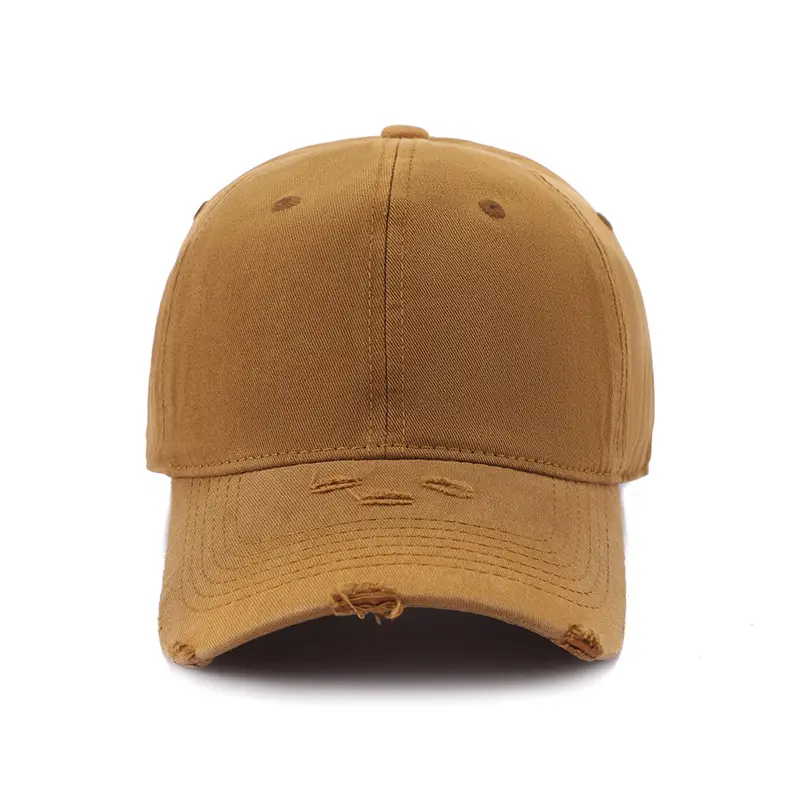 Women Distressed Duckbill Cap Mint Green Wide Brim — feature 11