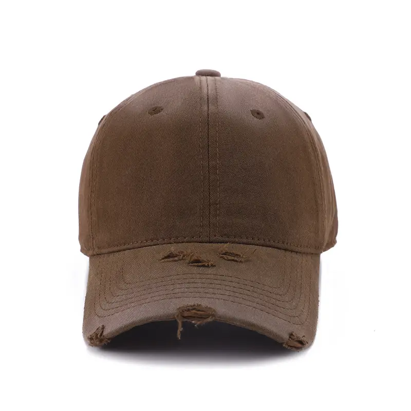 Women Distressed Duckbill Cap Mint Green Wide Brim — feature 14