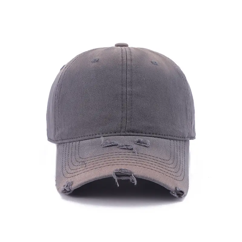 Women Distressed Duckbill Cap Mint Green Wide Brim — feature 15