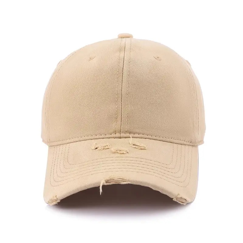 Women Distressed Duckbill Cap Mint Green Wide Brim