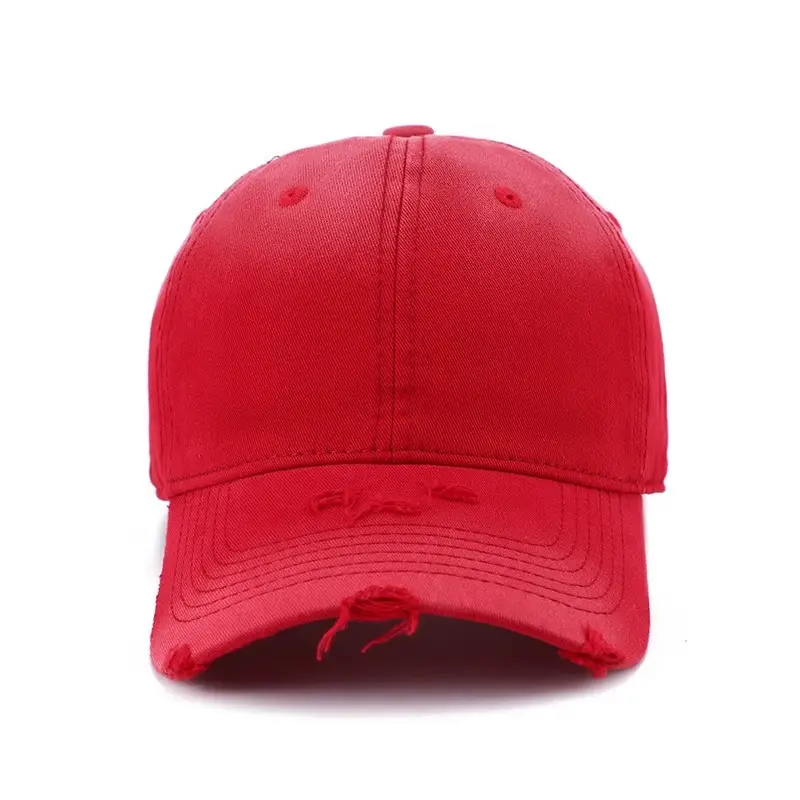 Women Distressed Duckbill Cap Mint Green Wide Brim