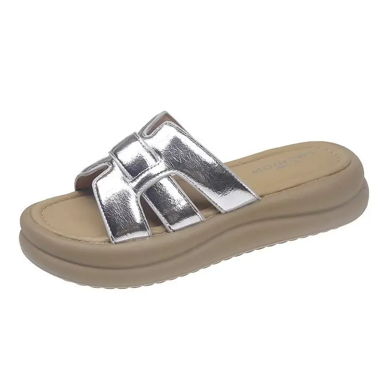 French Style Silver Slippers Women Summer 2025 — feature 10