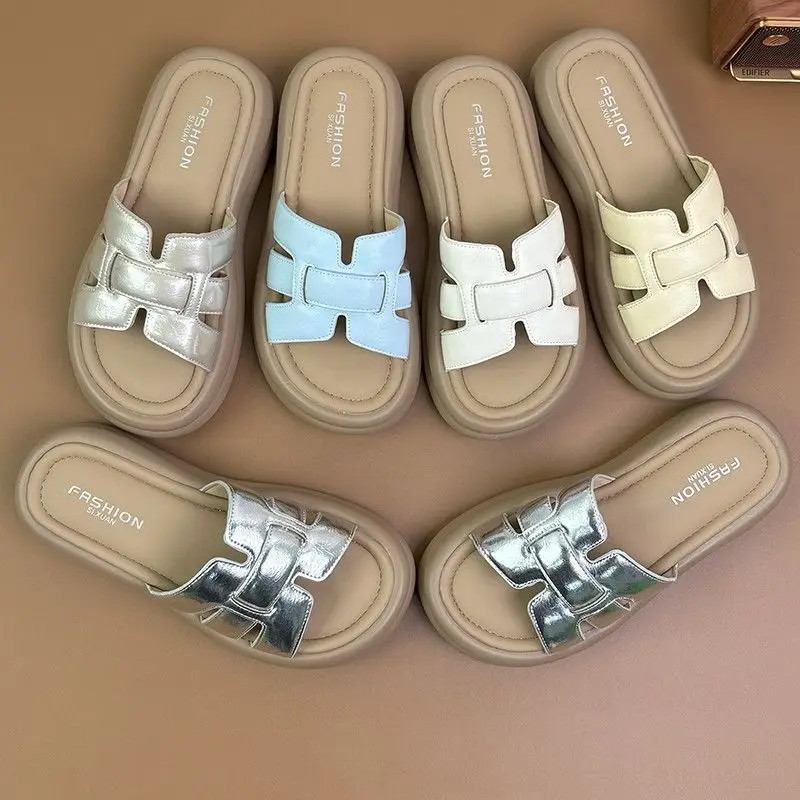 French Style Silver Slippers Women Summer 2025 — feature 4