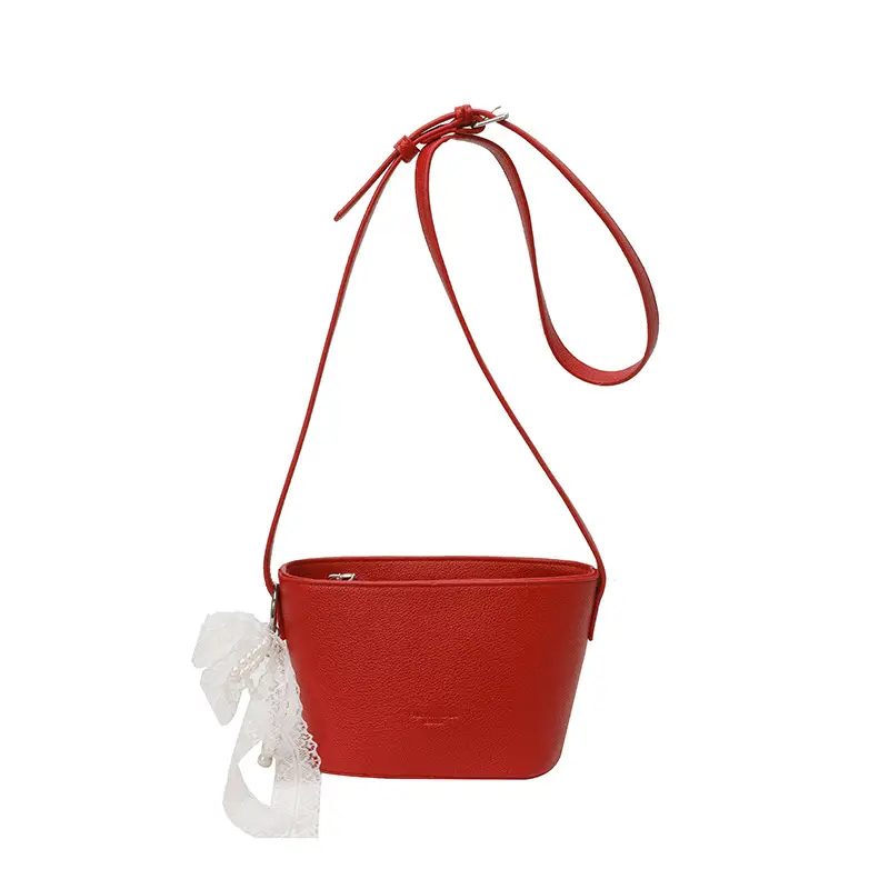 Red Korean Style Women's Shoulder Bag 2025 - Image 3