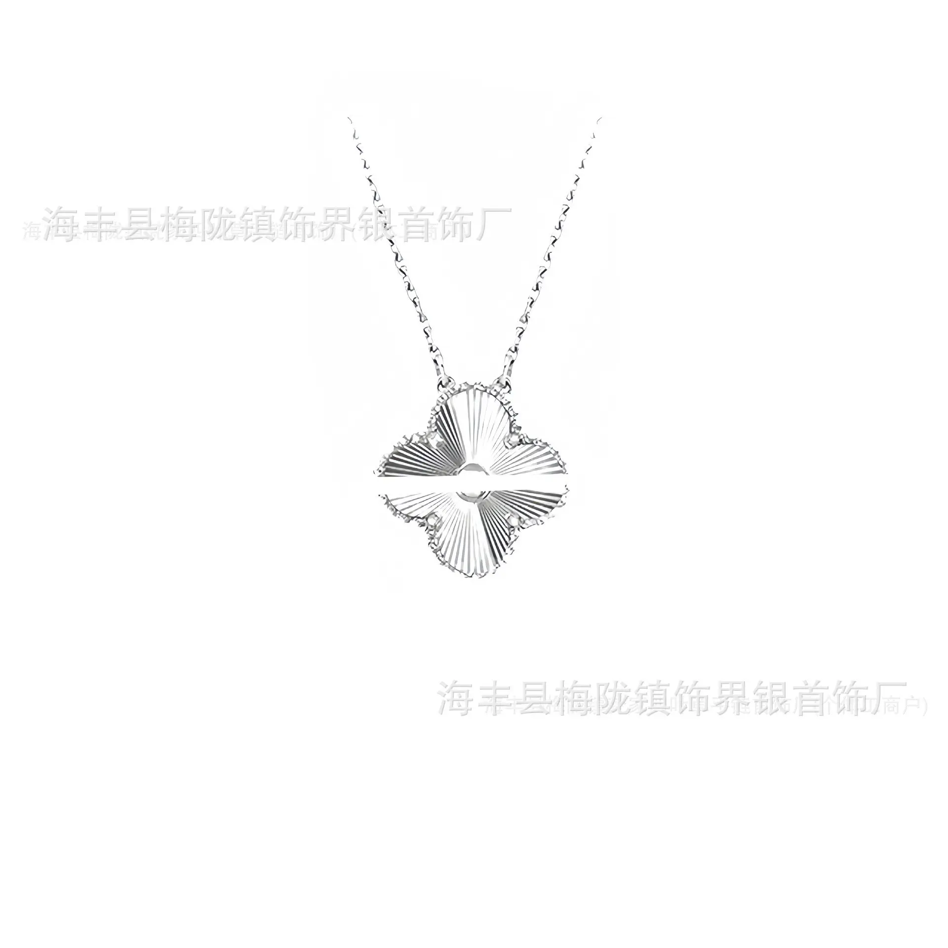 Four-Leaf Clover Necklace for Women 18K Gold Rose Gold