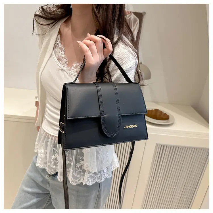 Pink French One-Shoulder Crossbody Bag for Women — feature 19