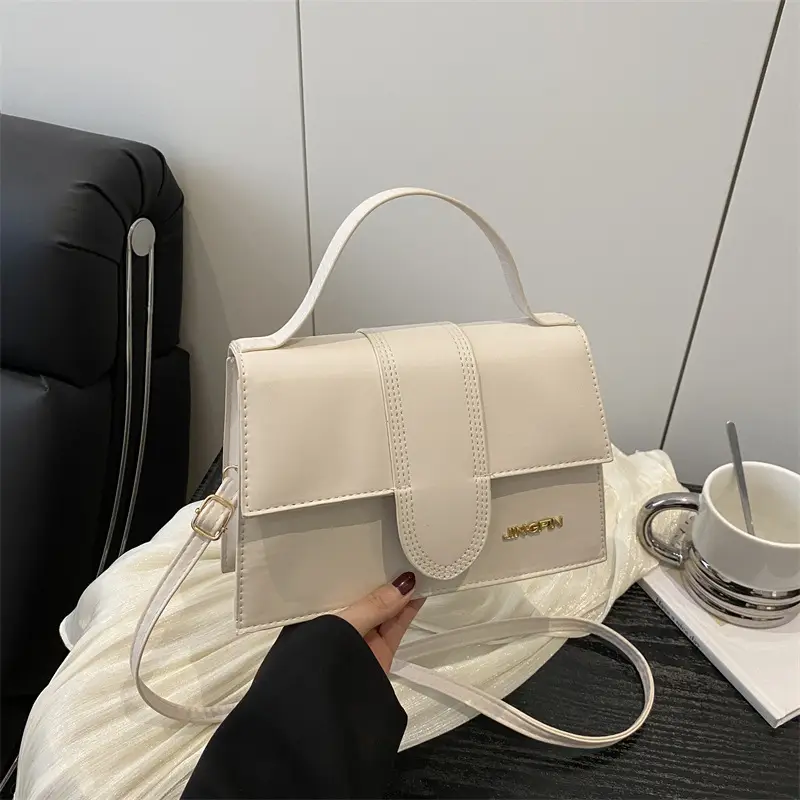 Pink French One-Shoulder Crossbody Bag for Women - Image 2