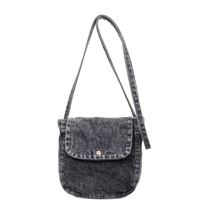 2025 New Japanese Style Denim Crossbody Phone Bag - Image 8